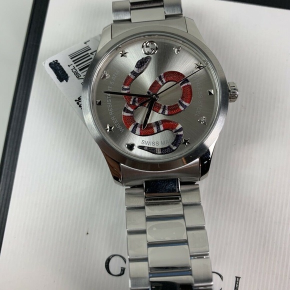 gucci g timeless snake watch